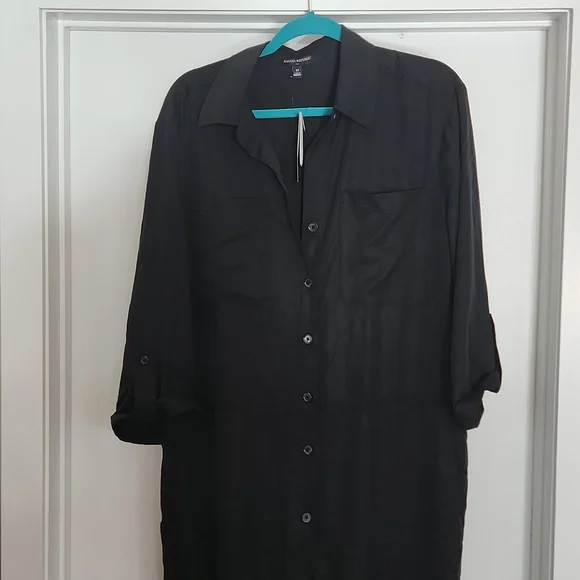 NWT BANANA REPUBLIC BLACK BUTTON DOWN JUMPSUIT - Picture 2 of 15